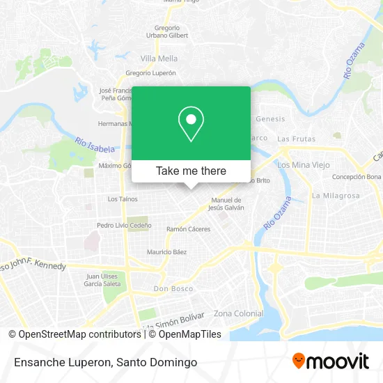 Ensanche Luperon map