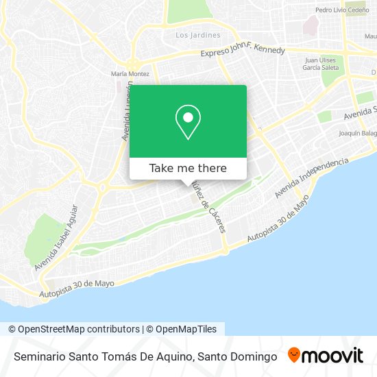 Seminario Santo Tomás De Aquino map