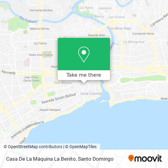 Casa De La Máquina La Benito map