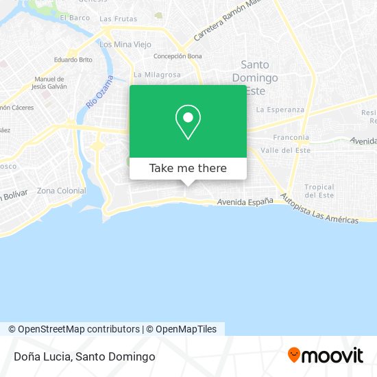 Doña Lucia map