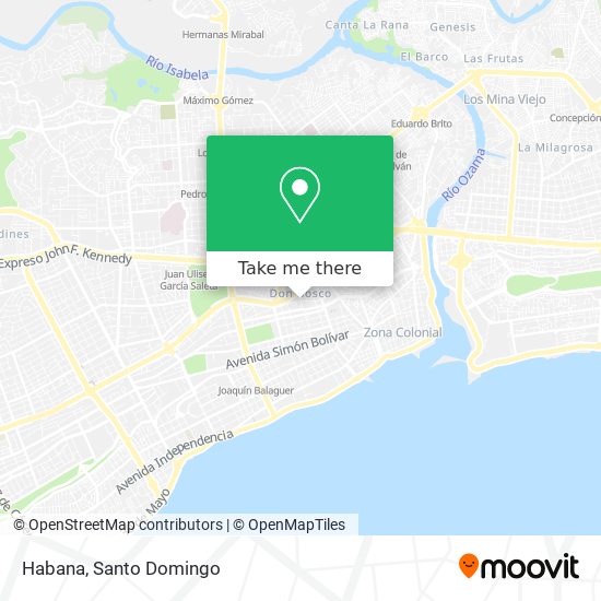 Mapa de Habana