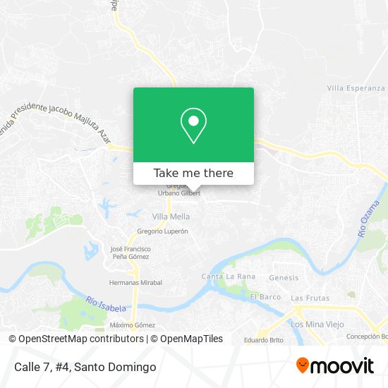Calle 7, #4 map