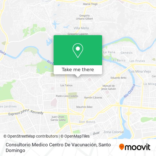 Consultorio Medico Centro De Vacunación map