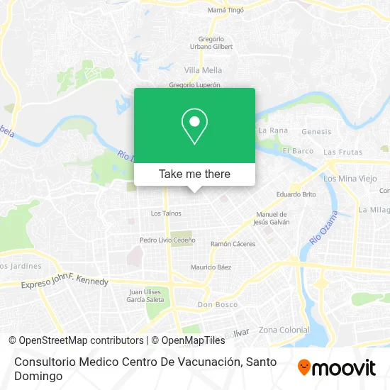 Consultorio Medico Centro De Vacunación map