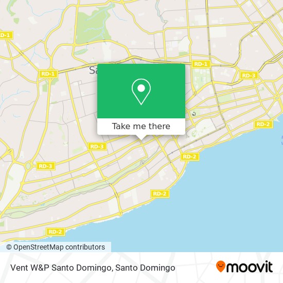 Vent W&P Santo Domingo map
