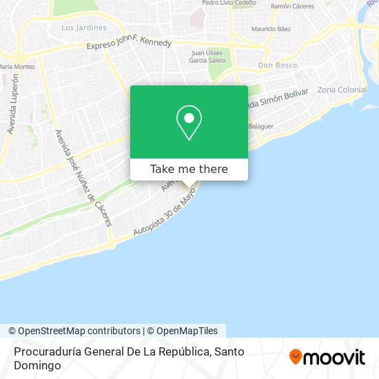 Procuraduría General De La República map