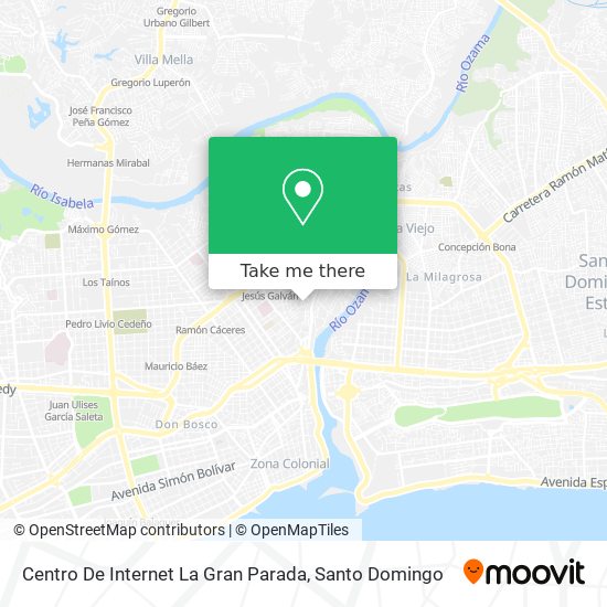 Centro De Internet La Gran Parada map