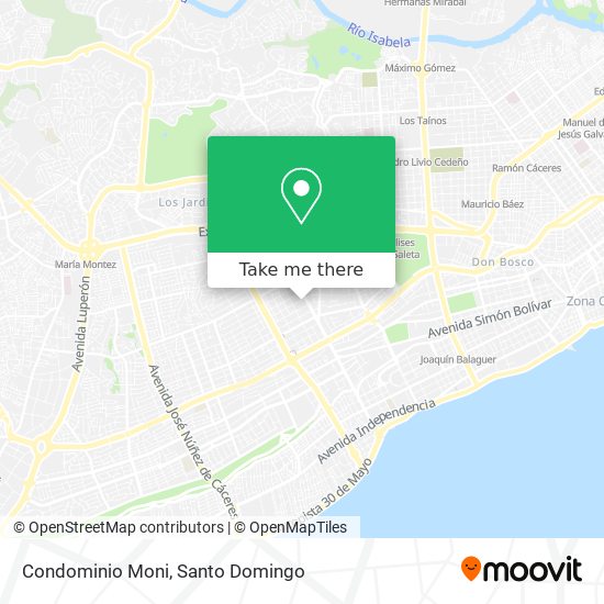 Condominio Moni map