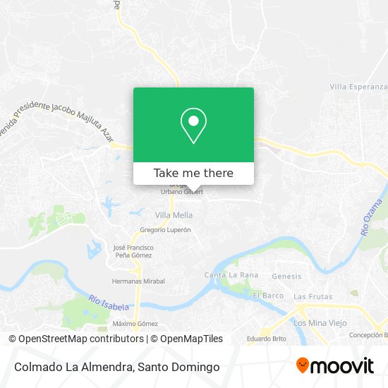 Colmado La Almendra map