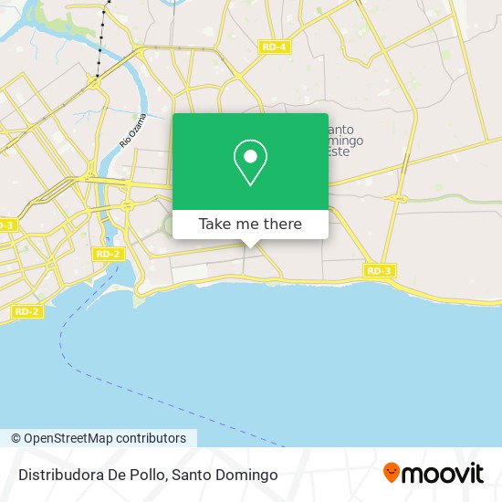 Distribudora De Pollo map