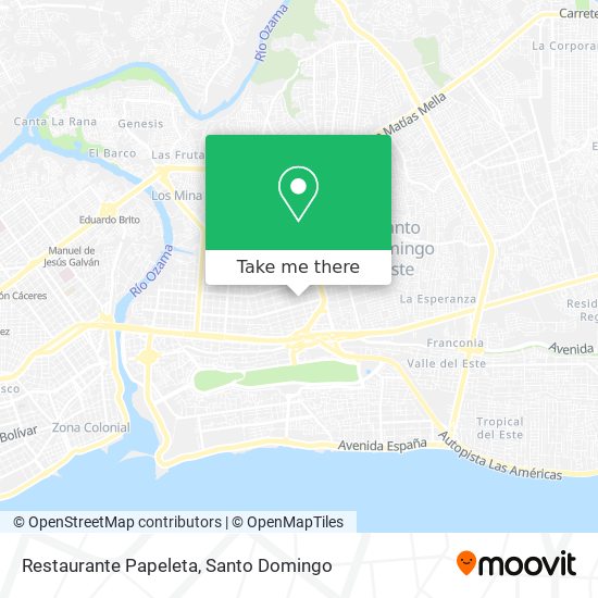 Restaurante Papeleta map
