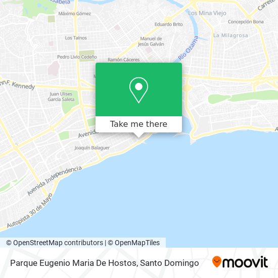 Parque Eugenio Maria De Hostos map