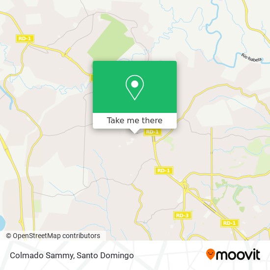 Colmado Sammy map