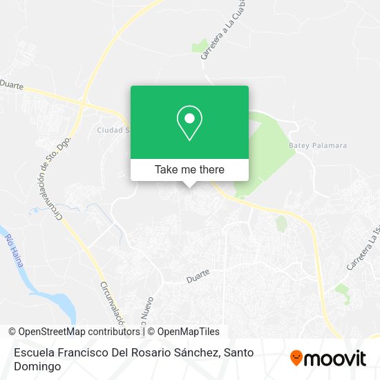 Mapa de Escuela Francisco Del Rosario Sánchez