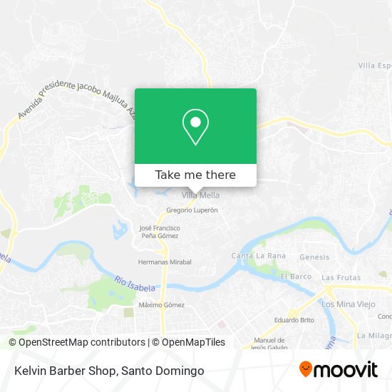 Kelvin Barber Shop map
