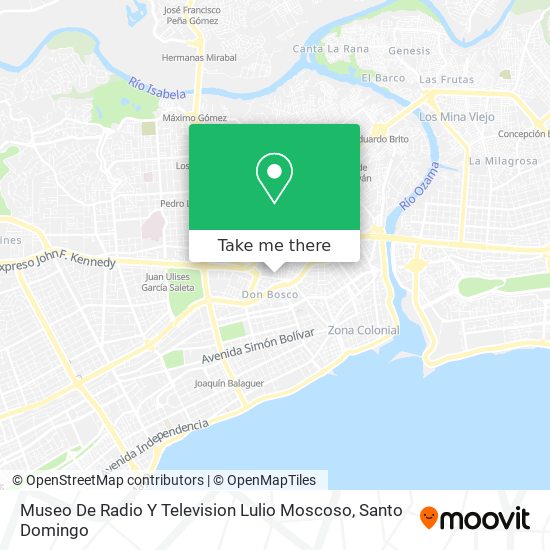 Mapa de Museo De Radio Y Television Lulio Moscoso