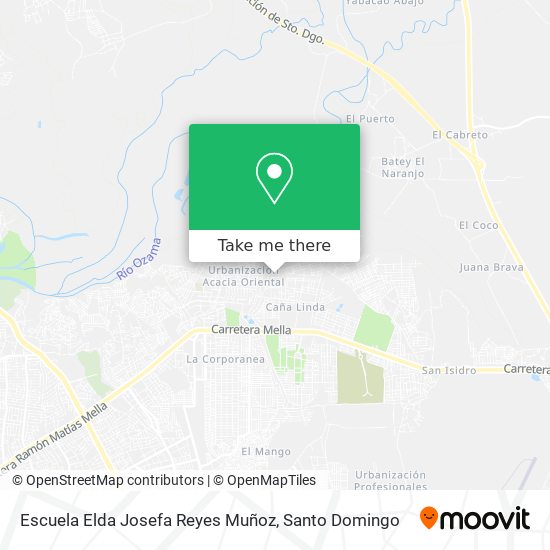 Escuela Elda Josefa Reyes Muñoz map