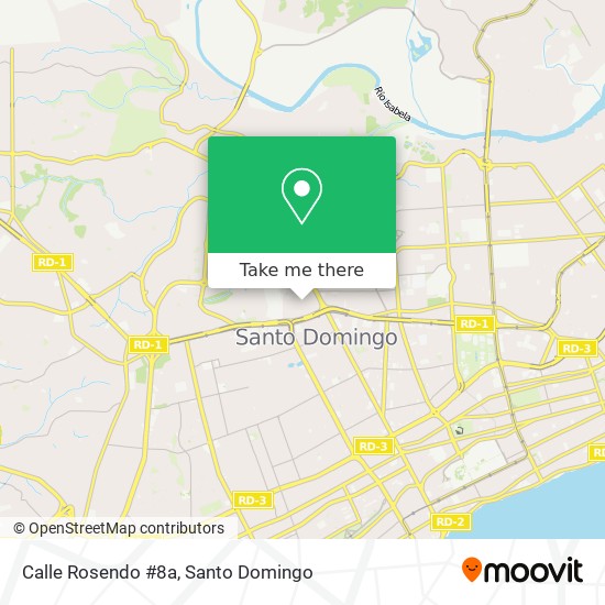 Calle Rosendo #8a map
