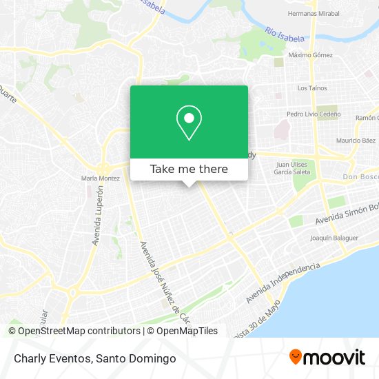 Charly Eventos map