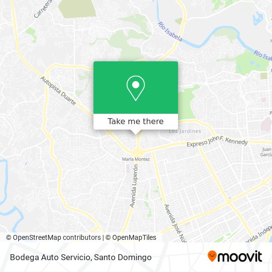 Bodega Auto Servicio map