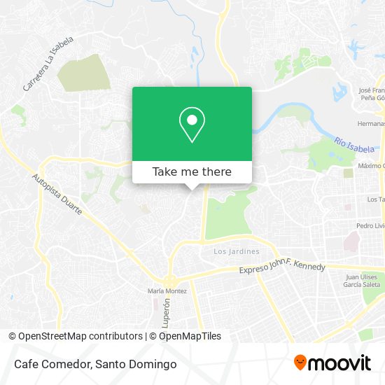 Cafe Comedor map