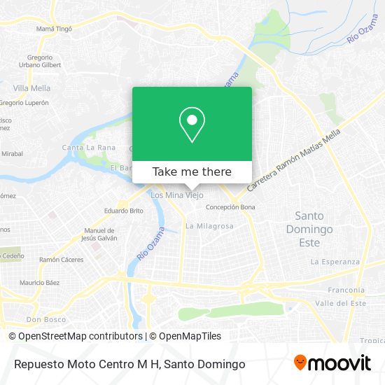 Repuesto Moto Centro M H map