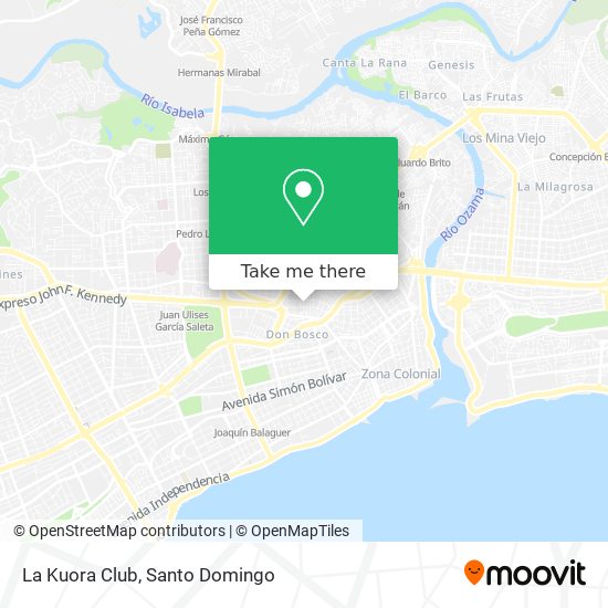 La Kuora Club map