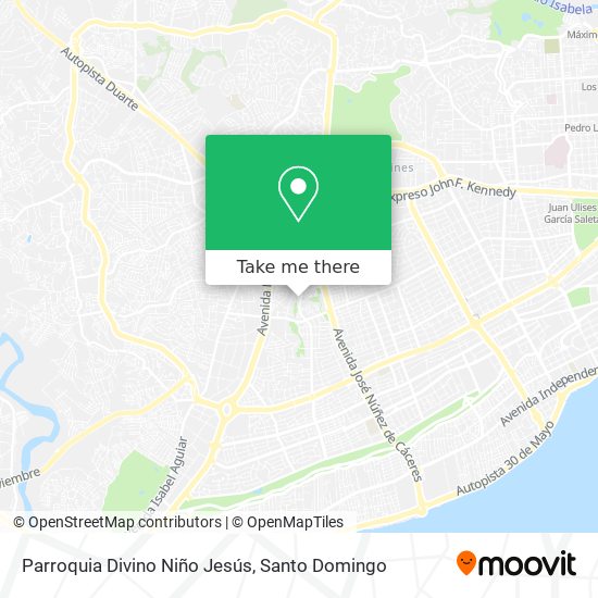 Parroquia Divino Niño Jesús map