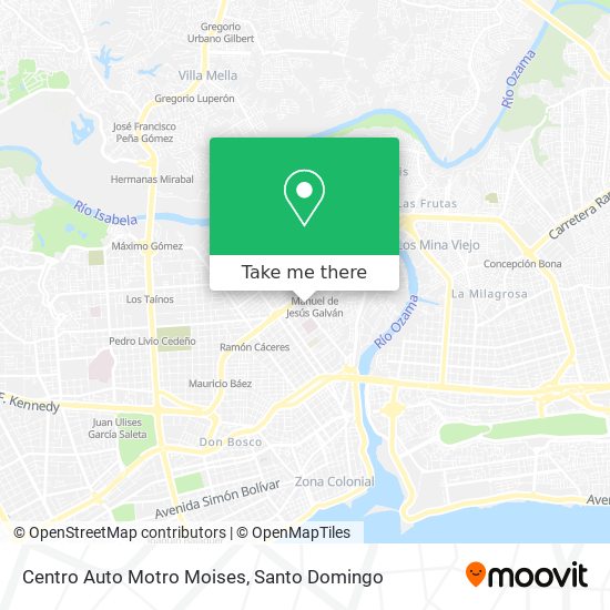 Centro Auto Motro Moises map