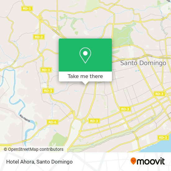 Hotel Ahora map