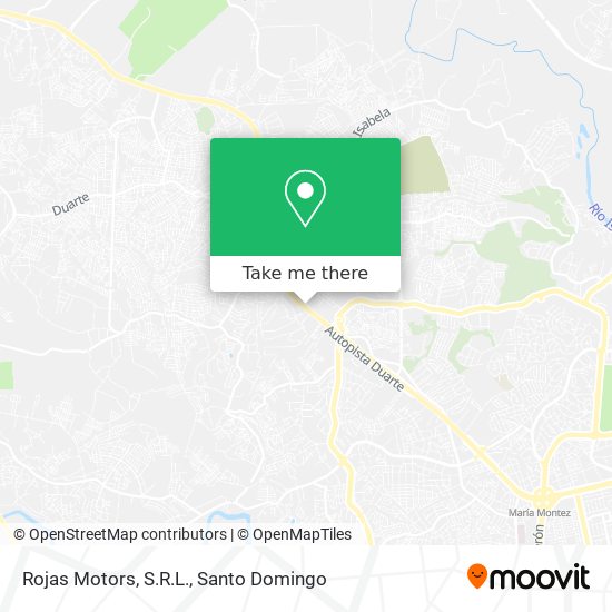 Rojas Motors, S.R.L. map
