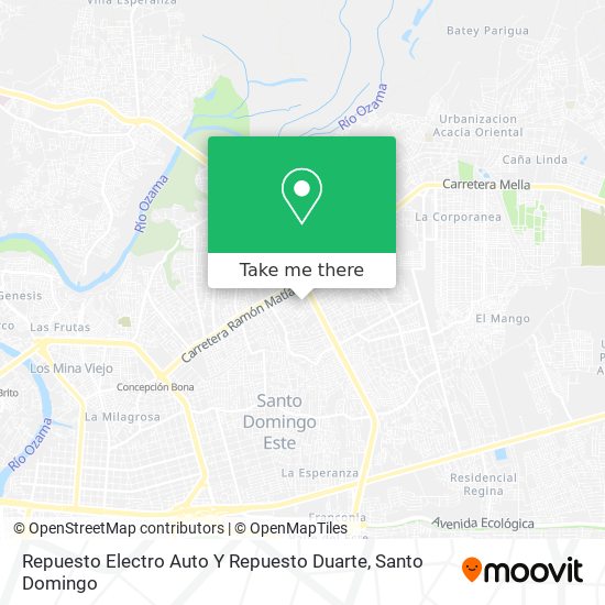 Repuesto Electro Auto Y Repuesto Duarte map