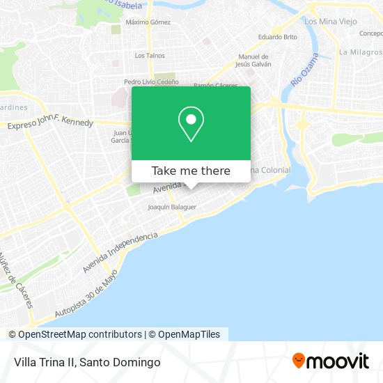Villa Trina II map