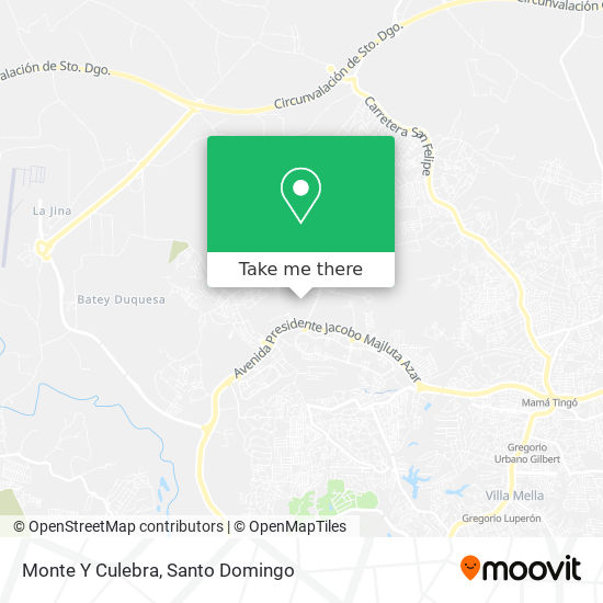 Monte Y Culebra map