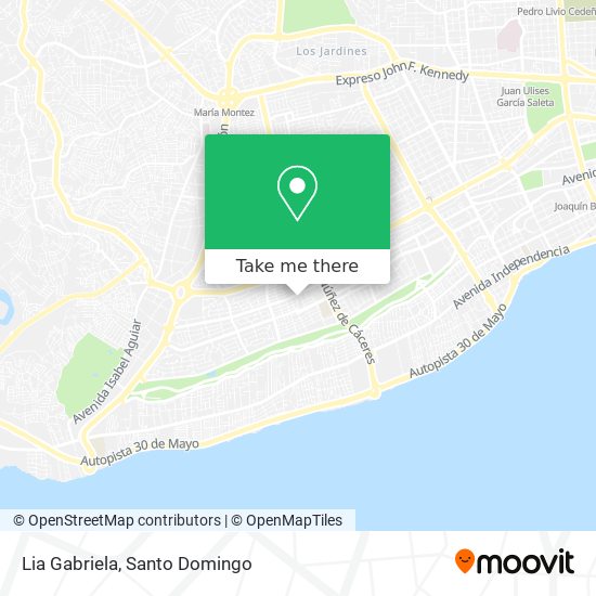 Lia Gabriela map
