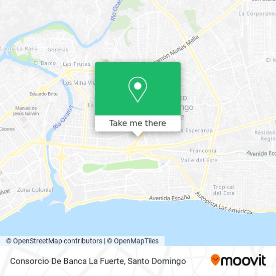 Consorcio De Banca La Fuerte map