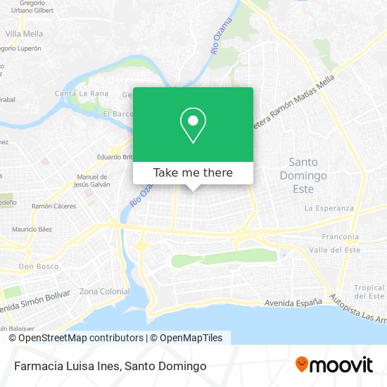 Mapa de Farmacia Luisa Ines
