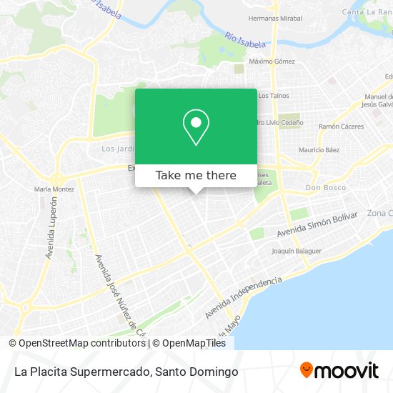La Placita Supermercado map