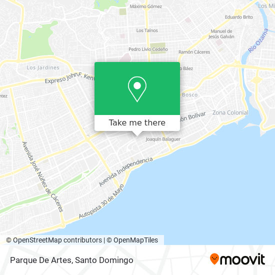 Mapa de Parque De Artes