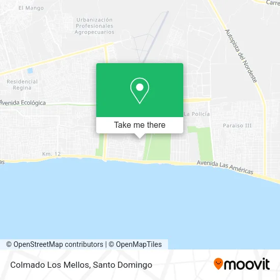 Mapa de Colmado Los Mellos