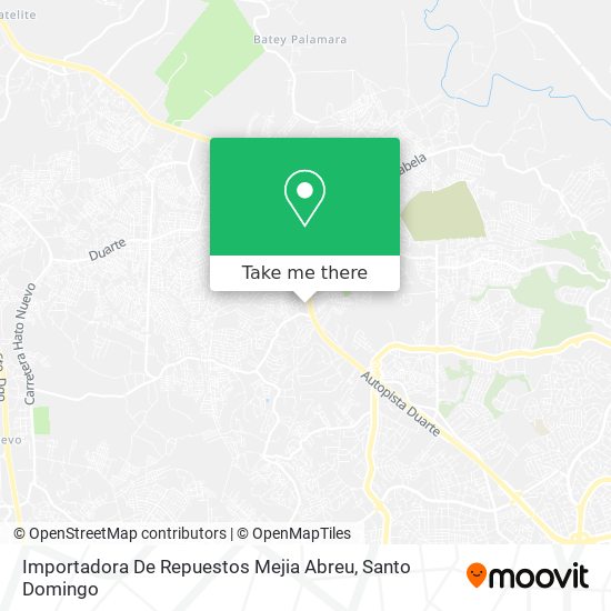 Importadora De Repuestos Mejia Abreu map