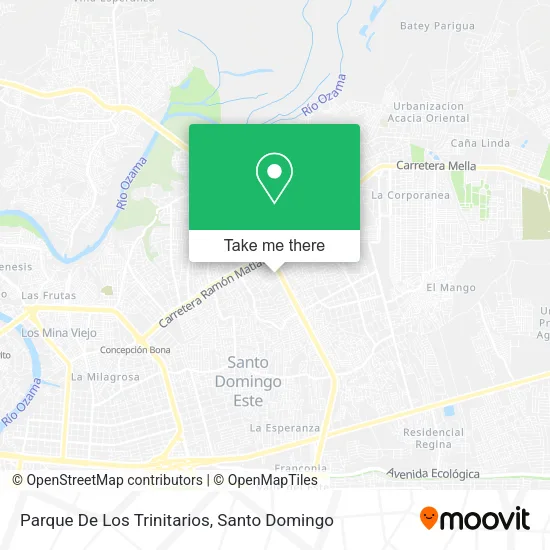 Mapa de Parque De Los Trinitarios