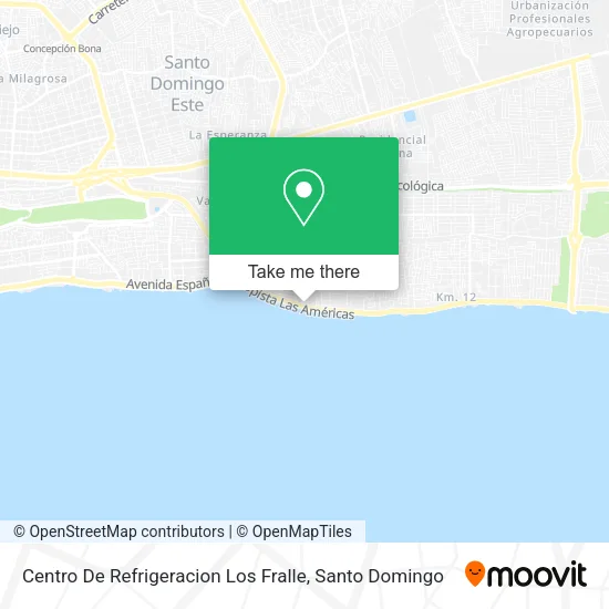 Mapa de Centro De Refrigeracion Los Fralle