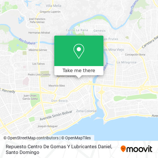 Repuesto Centro De Gomas Y Lubricantes Daniel map