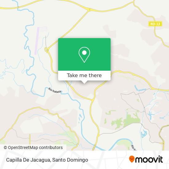 Capilla De Jacagua map