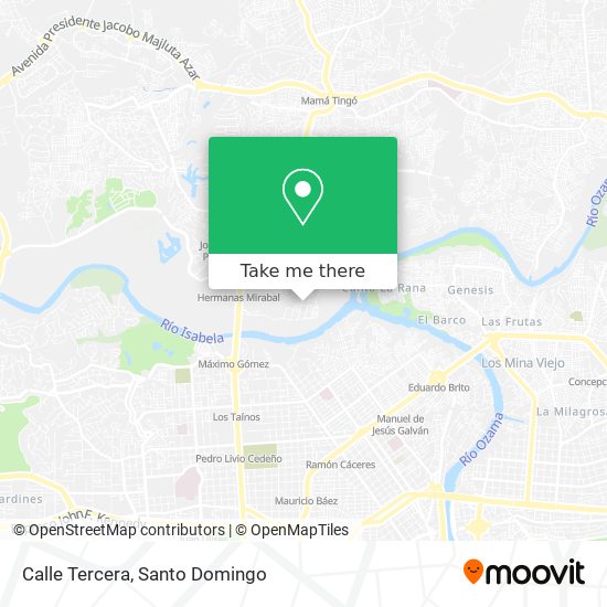Mapa de Calle Tercera