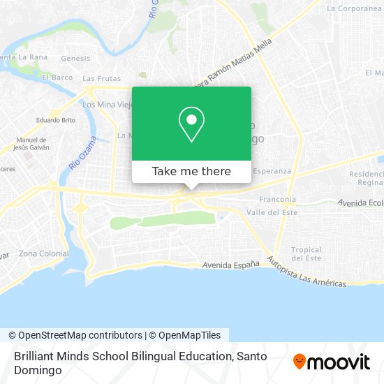 Brilliant Minds School Bilingual Education map