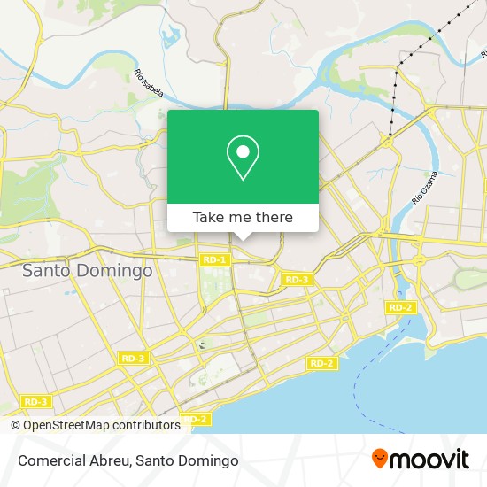 Comercial Abreu map