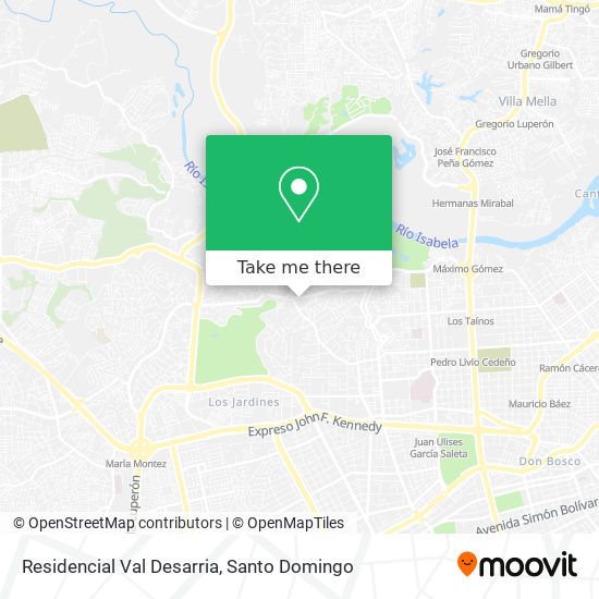 Residencial Val Desarria map