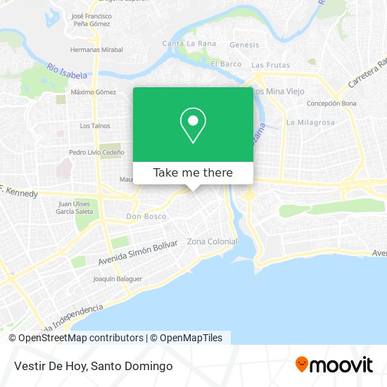 Vestir De Hoy map
